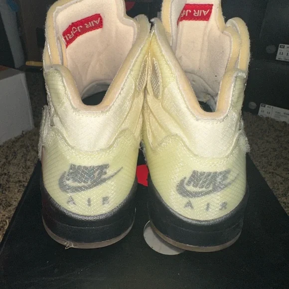 Off White x Air Jordan 5 Retro - Size 11 - Picture 7 of 16